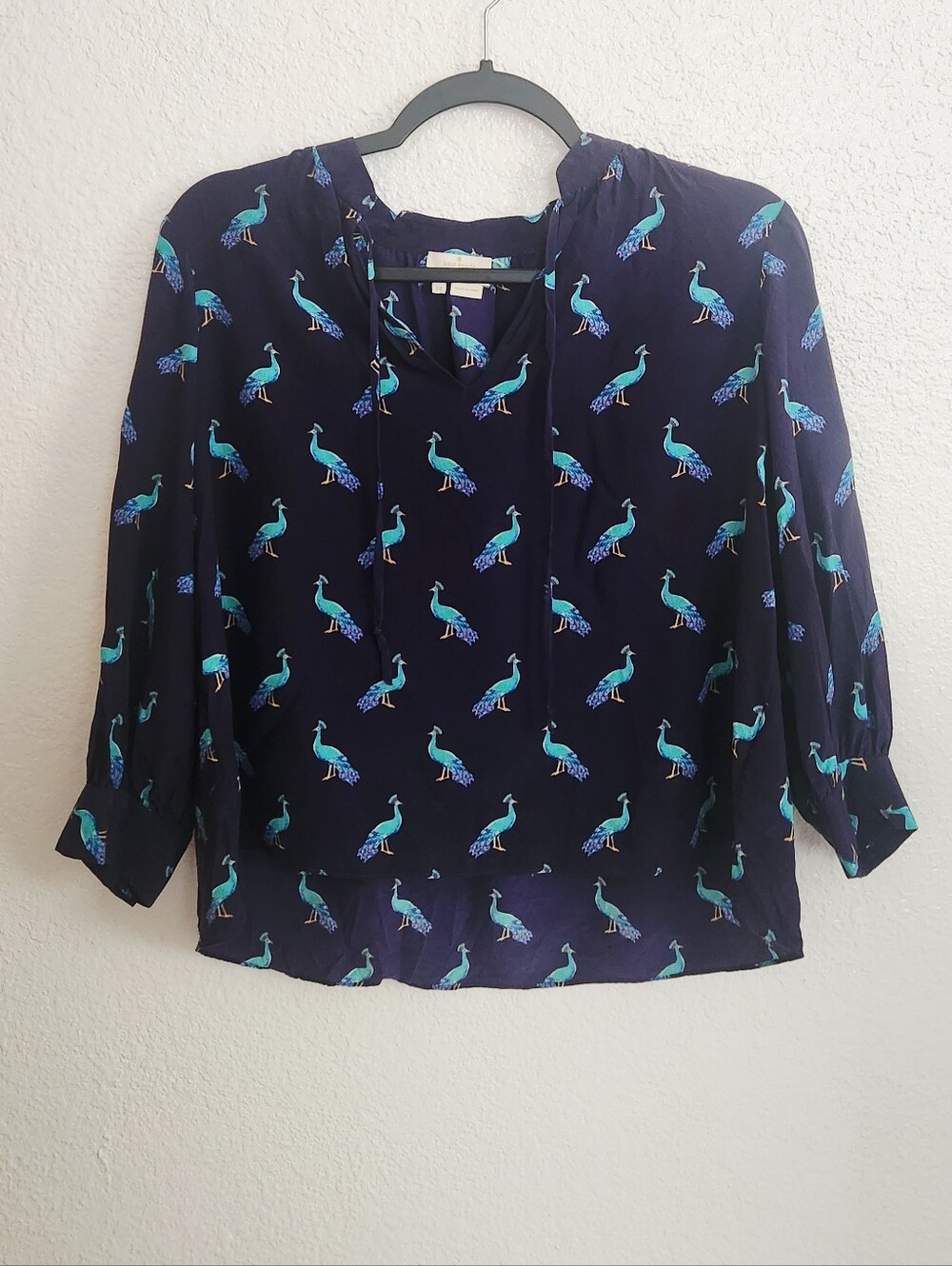 Like New Kate Spade Silk Peacock Top